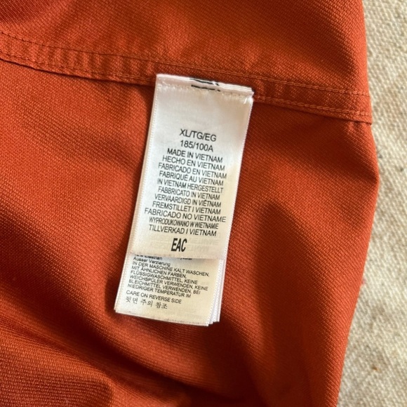 2 marmot  Men's Blue/Rust Northgate Peak UPF Protection Shirt Sz XL - Picture 15 of 16